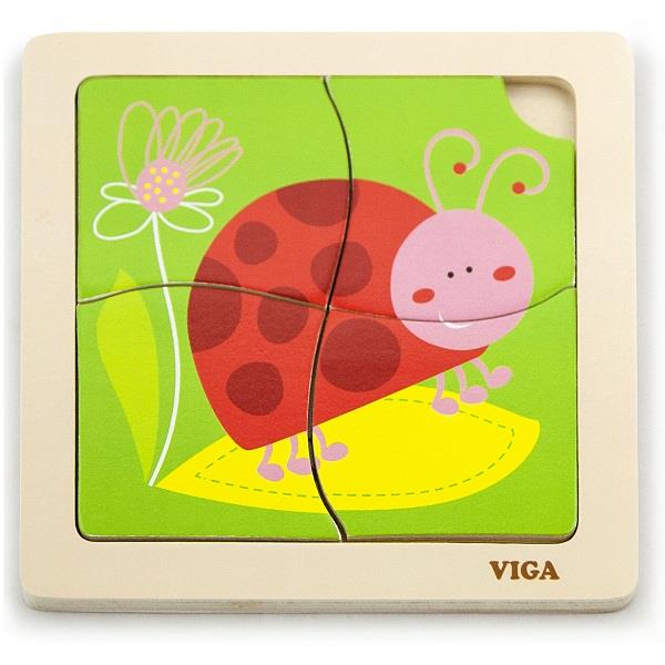 

Пазл Viga Toys "Божья коровка" (50140)