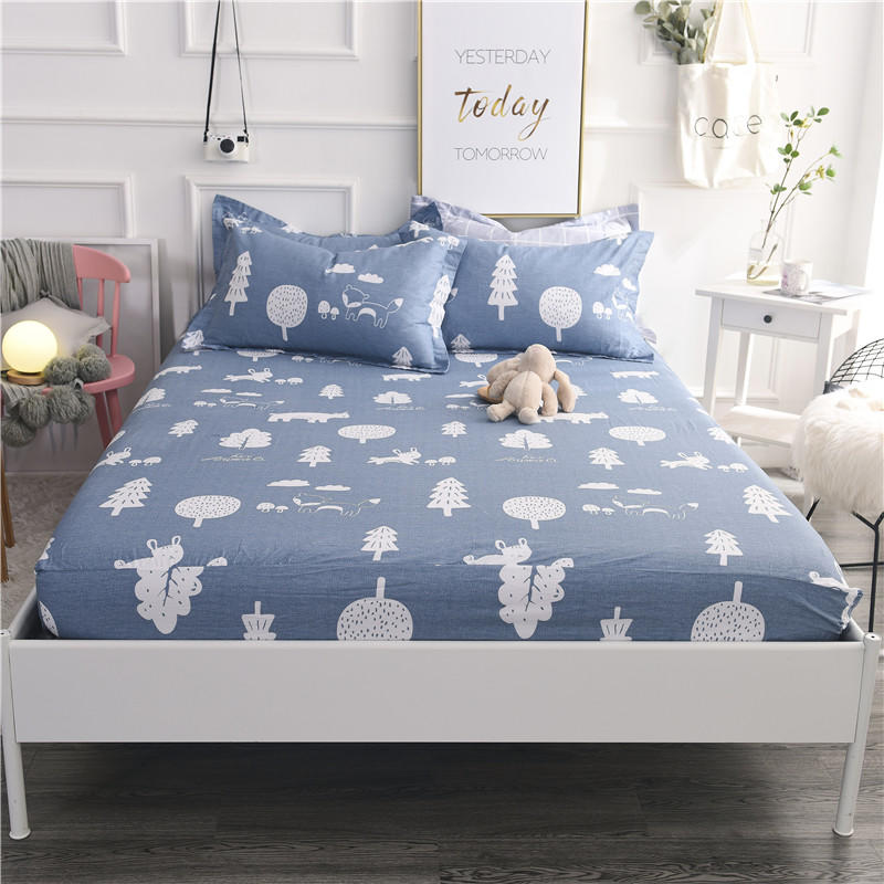

Простынь на резинке Лес 150x200+25 см Berni