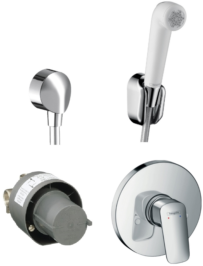 

Душевой гарнитур HANSGROHE Logis 1262019 (71666000+27454000+32122000)