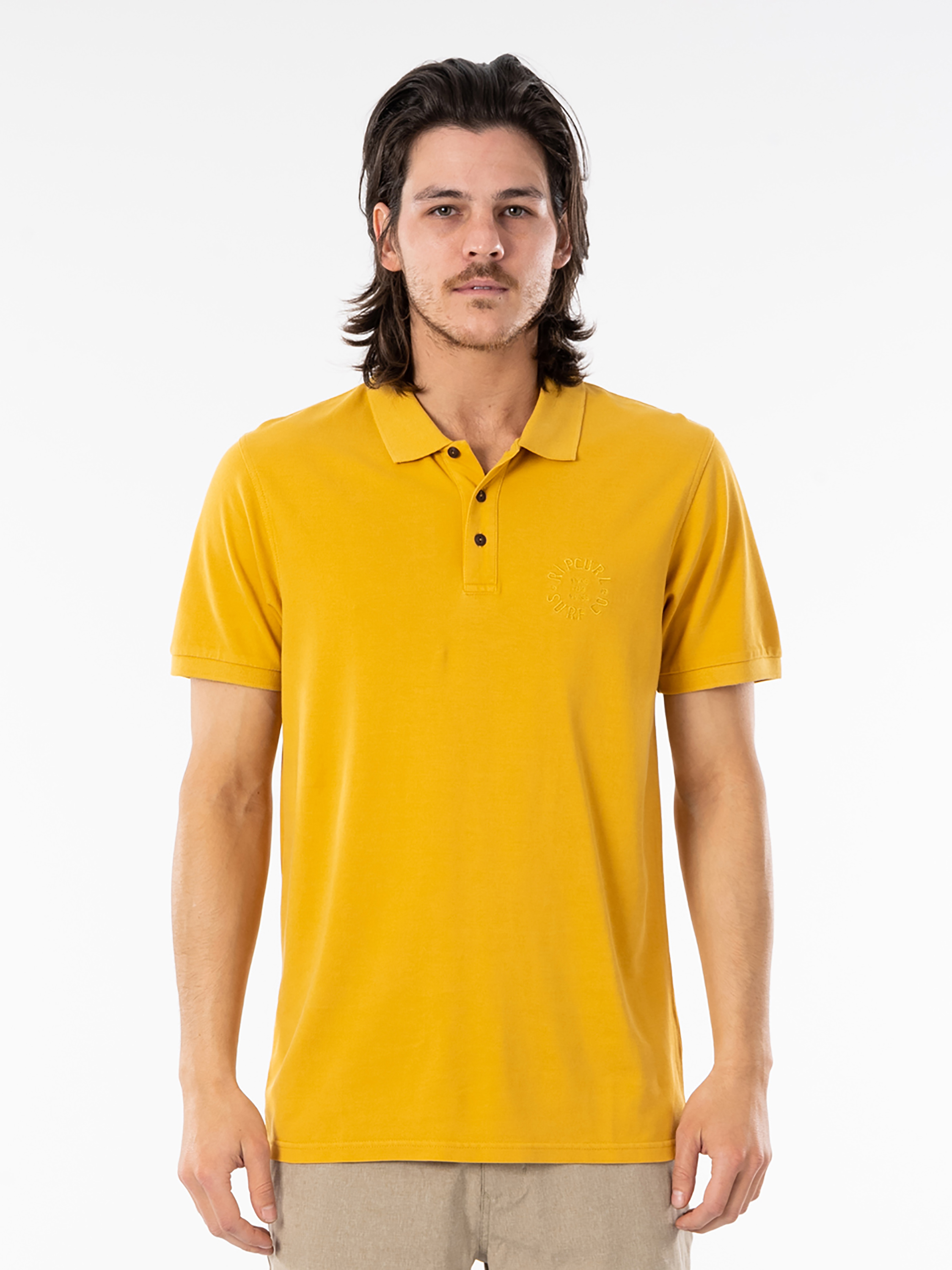 

Поло Rip Curl Faded Polo CPLAK9-1041  Горчичное, Поло Rip Curl Faded Polo CPLAK9-1041 L Горчичное