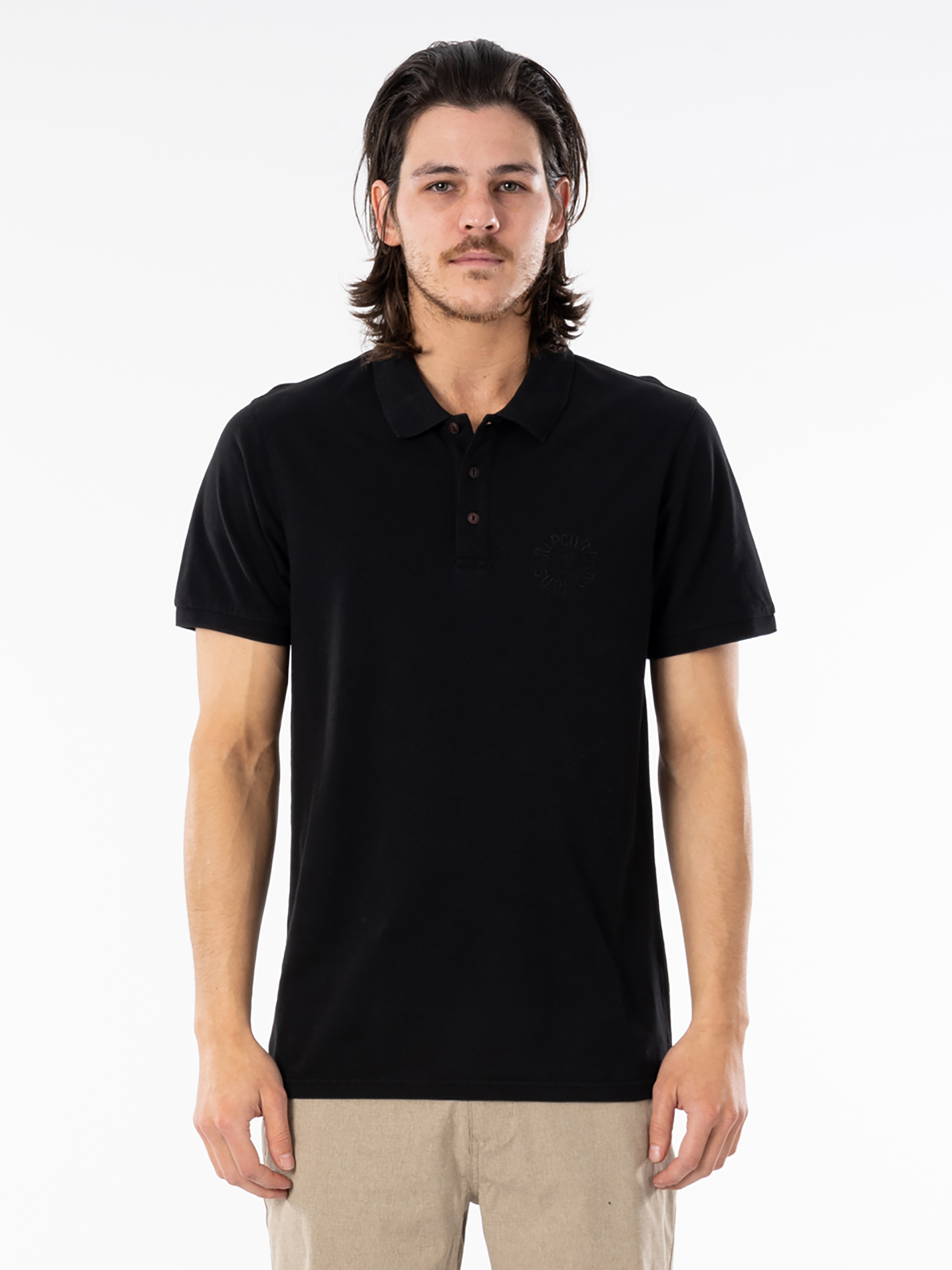 

Поло Rip Curl Faded Polo CPLAK9-90 XXL Черное