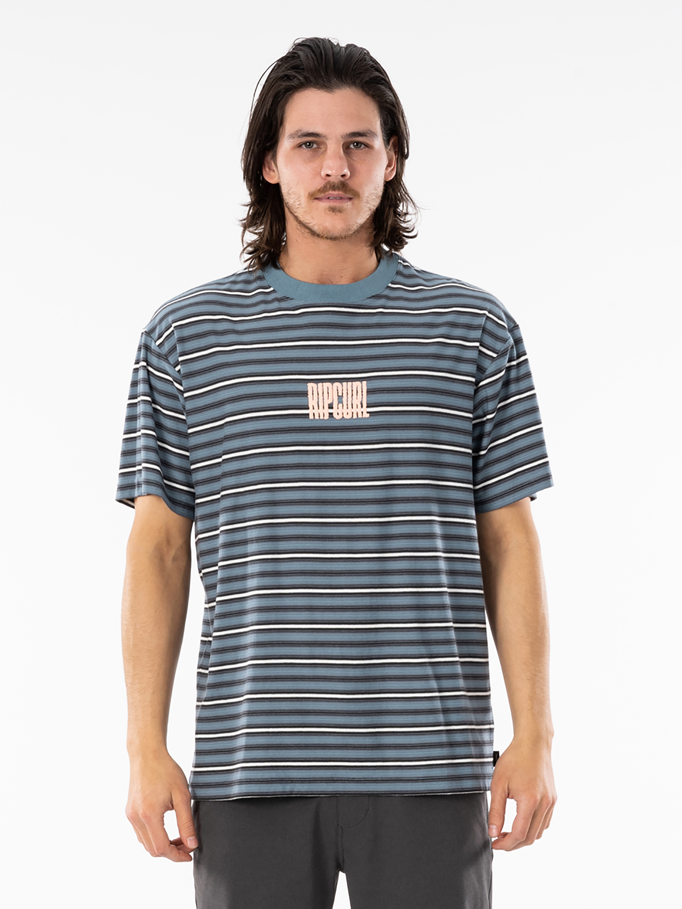 

Футболка Rip Curl Mind Wave Stripe Tee CTERI9-8962 M Синяя