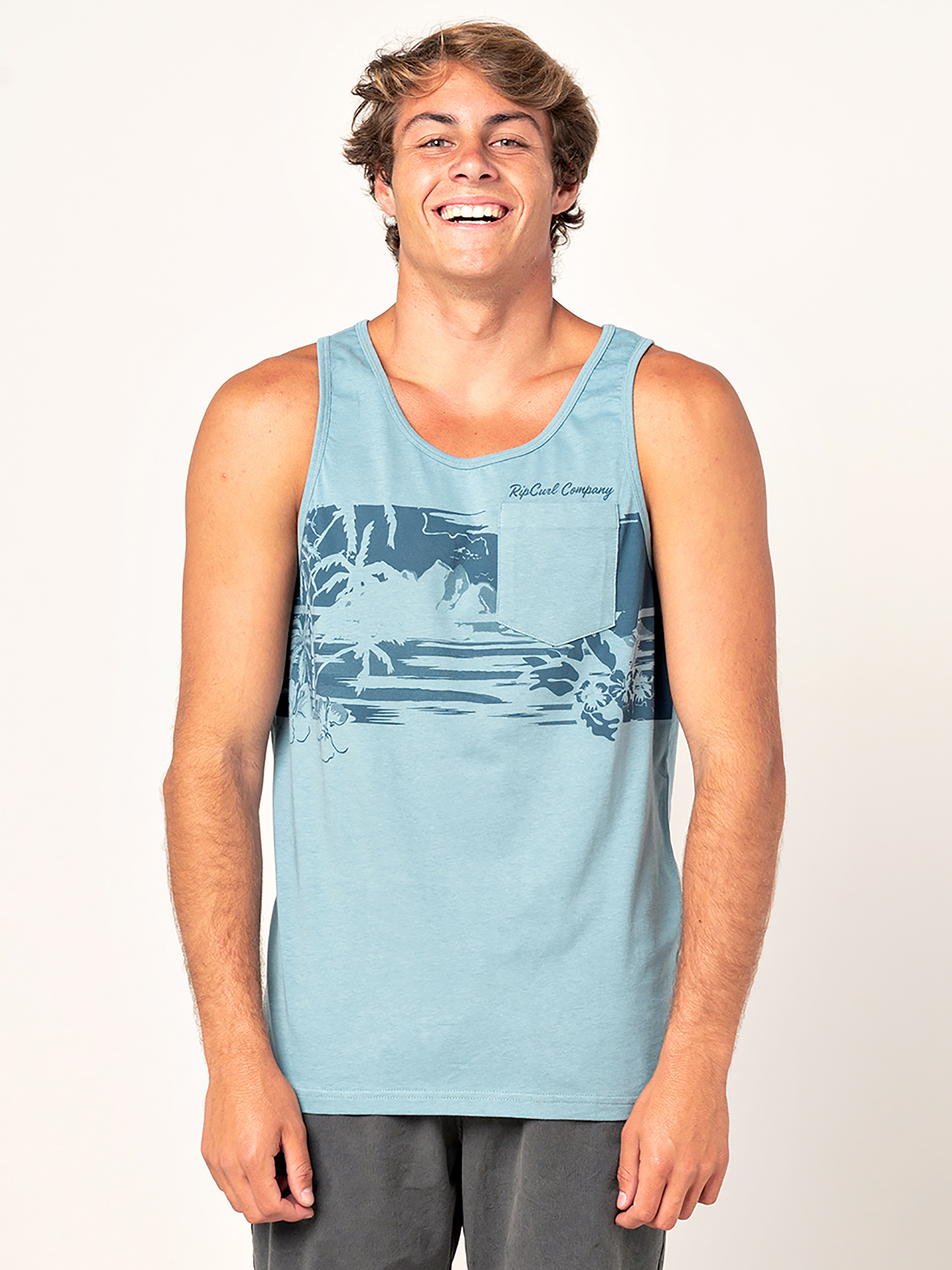 

Майка Rip Curl Busy Session Tank CTESY5-8962 S Синяя