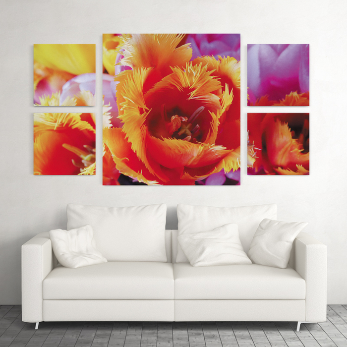

Модульная картина GUS "Цветы, Тюльпаны #50" 200x110 см (XA055 - Модульные картины)