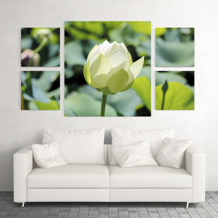 

Модульная картина GUS "Лотос #1" 200x110 см (XA005 - Модульные картины)