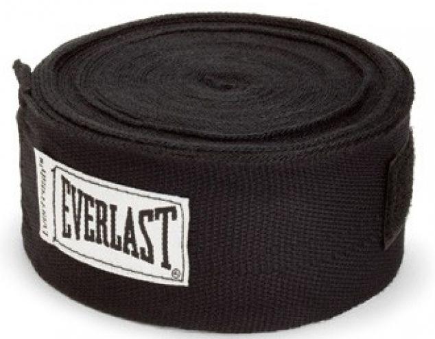 

Бинты боксерские Everlast Hand Wraps 4,6 м [черные]