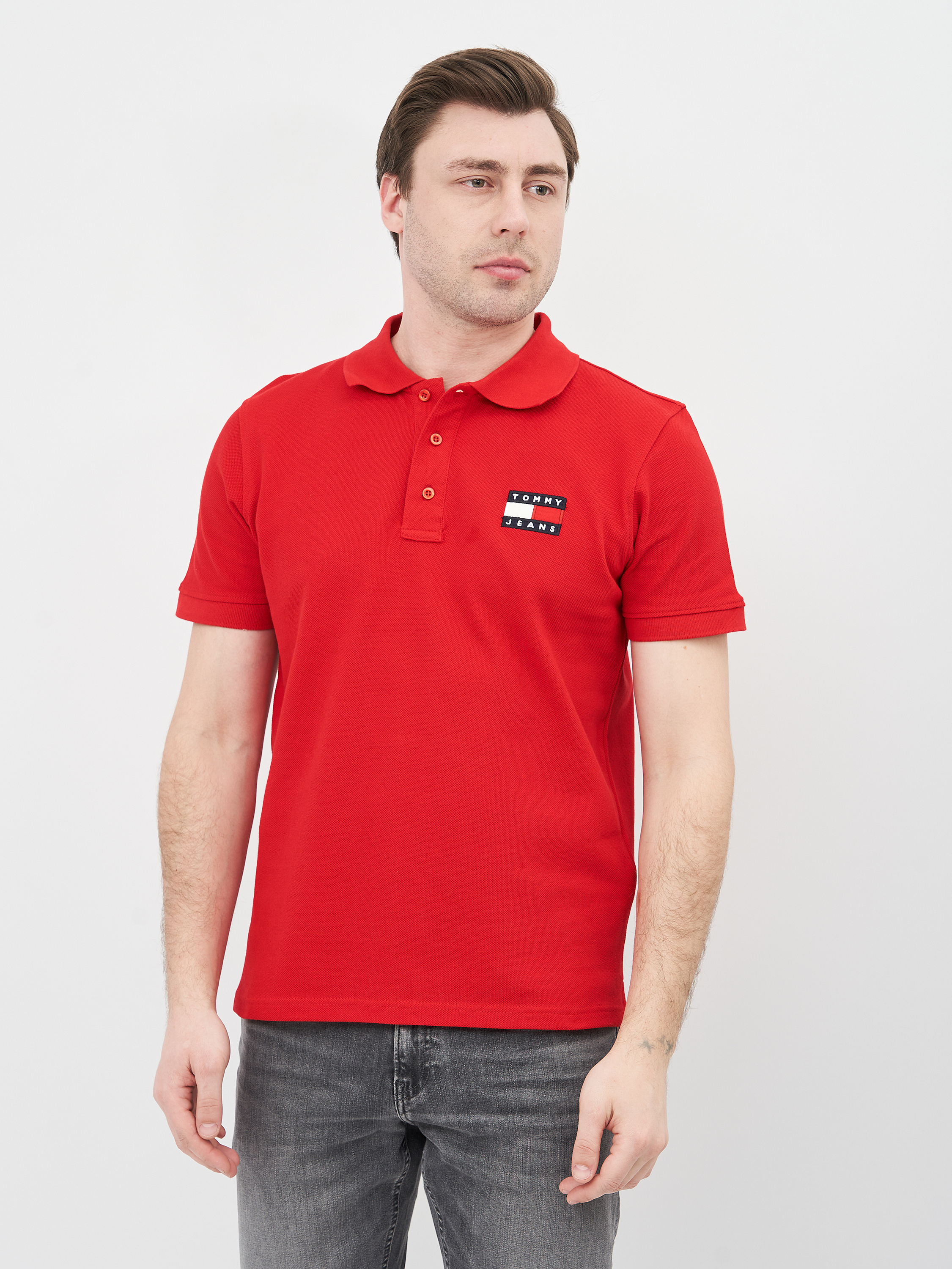 

Поло Tommy Jeans 10683.4  (46) Красное, Поло Tommy Jeans 10683.4 M (46) Красное