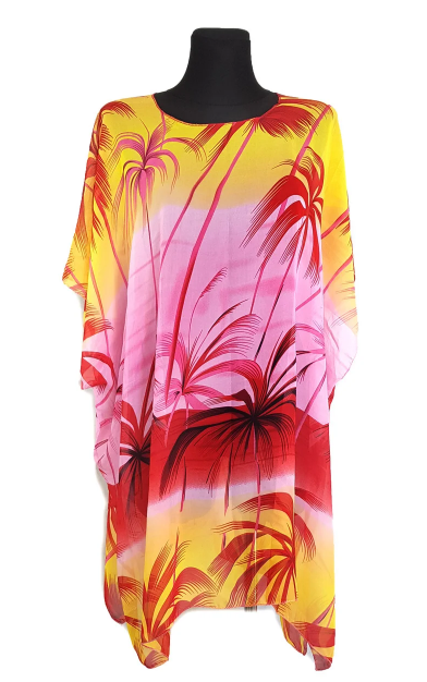 

Пляжная шифоновая туника Fashion Альмерия One Size 95*83 см оранжевый 525