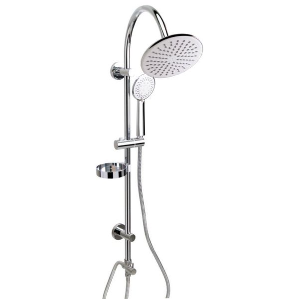 

Душевой комплект со встроенным верхним душем Q-TAP хром QT-1002 CRM