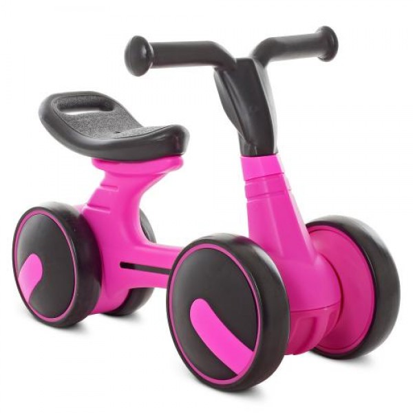 

Самокат-беговел детский PROFI KIDS М 5449-4 сиденье с ручкой, малиновый CHL