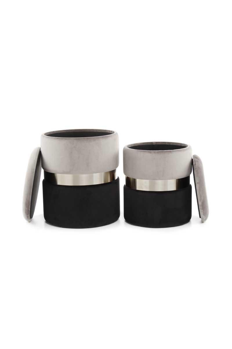 

Набор из 2 пуфов Kayoom Derby T125/2 Grey/Black