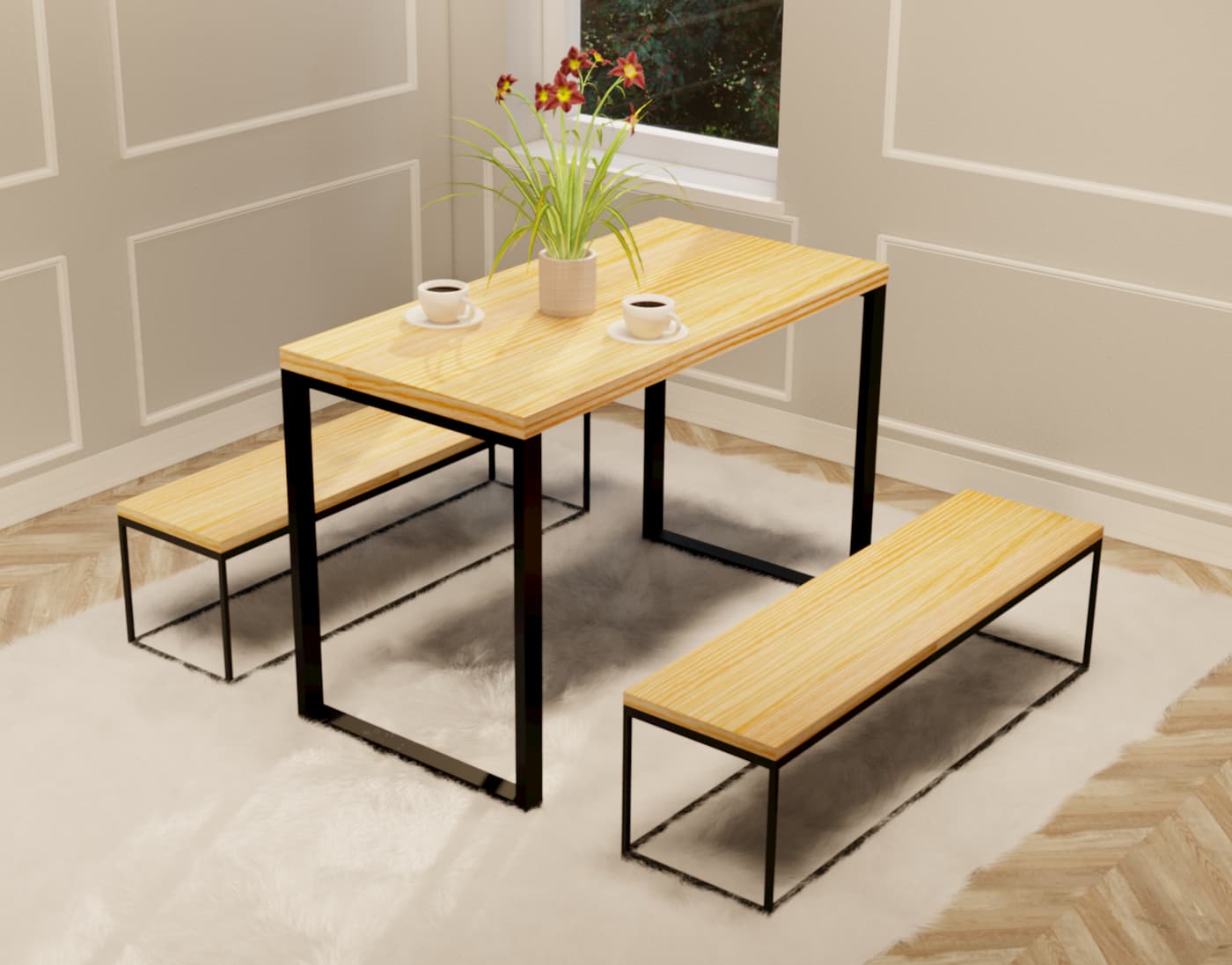

Обеденный стол Mister Loft Бостон 7015075
