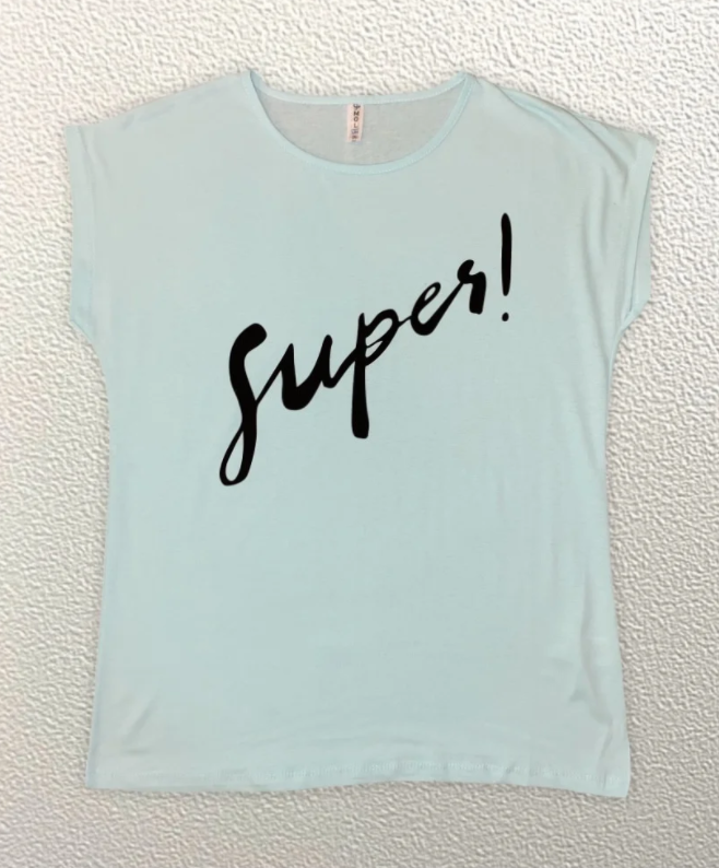 

Жіноча Футболка HAZARD Super мята Батал 21642 (4XL (56))