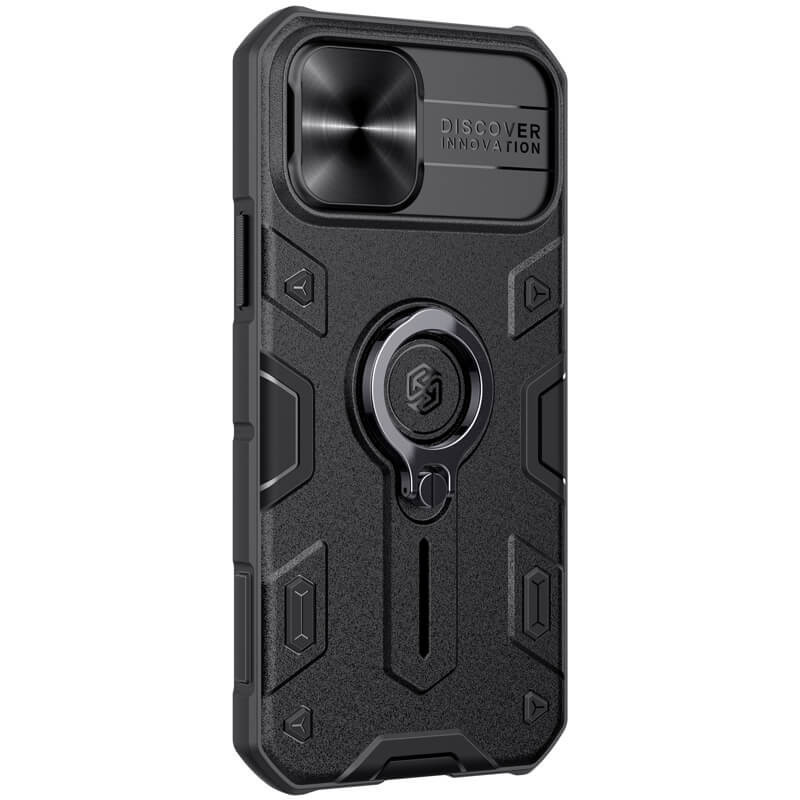 

TPU+PC чехол Nillkin CamShield Armor without logo шторка на камеру для Apple iPhone 12 mini (5.4") Черный