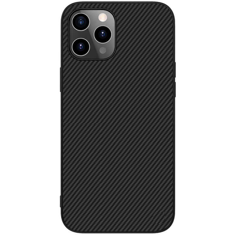 

Карбоновая накладка Nillkin Synthetic Fiber series для Apple iPhone 12 Pro Max (6.7") Black