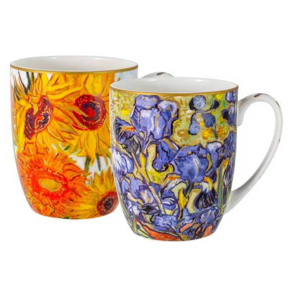 

Кружки в наборе Ван Гог Ирисы, Подсолнухи Carmani SS85222