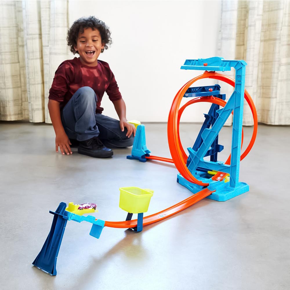 

Игровой набор детский трек Hot Wheels Track builder хот вилс Бесконечная петля (GVG10)
