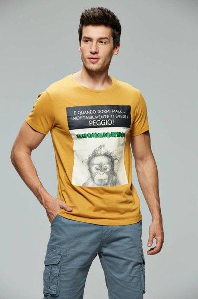 

Футболка мужская Glo-STory Glo-story XXL MPO-8675-жов-XXL