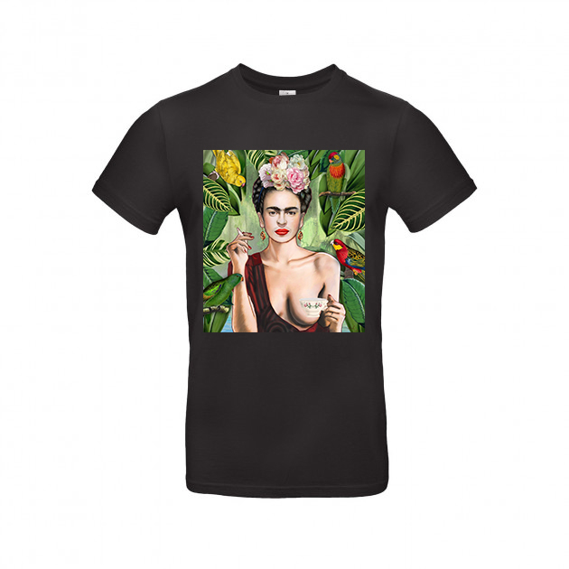 

Футболка Dali's Mustache clothes с принтом Фрида Женская Чёрная XL