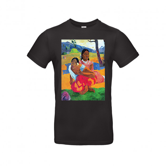 

Футболка Dali's Mustache clothes с принтом Когда свадьба. Поль Гогег Женская Чёрная XL