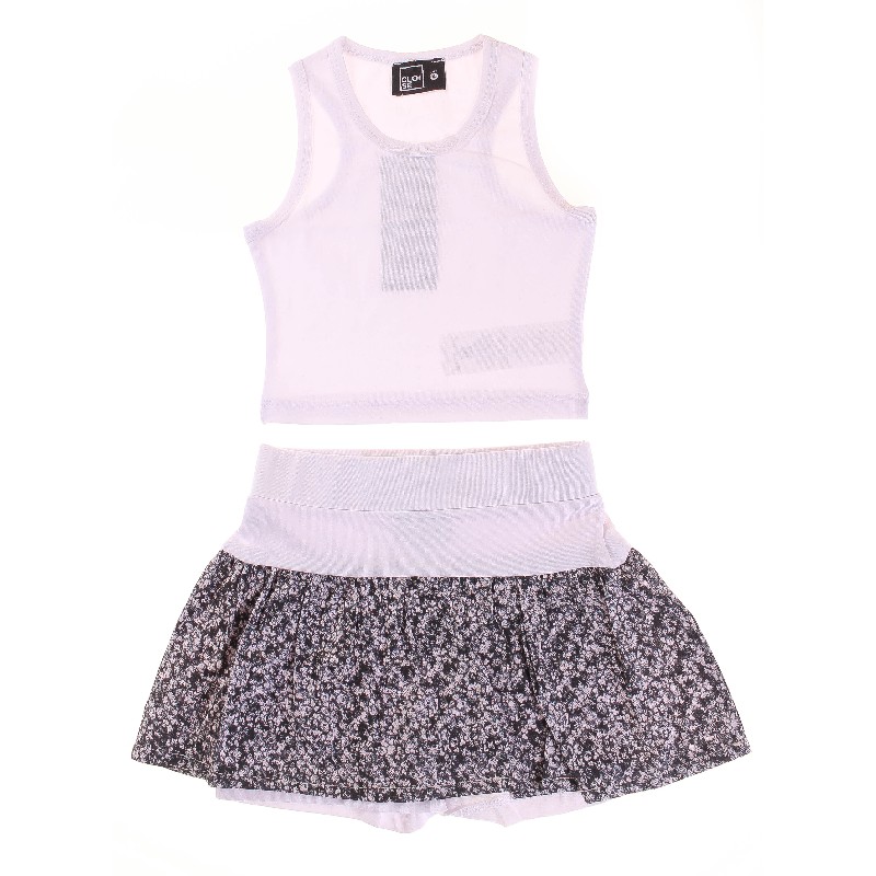 

Топ + Шорты для девочки CLOISE CLO214001 134 см белый (484471)