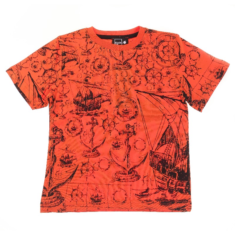 

Футболка для мальчика CLOISE CLO133003 122 см оранжевый (484454)