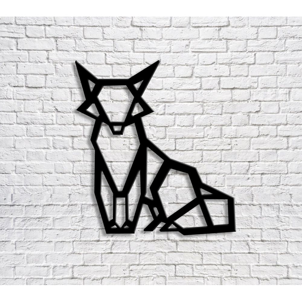 

Объемная картина-панно из дерева на стену 60х65 см IdeaClock Simply fox