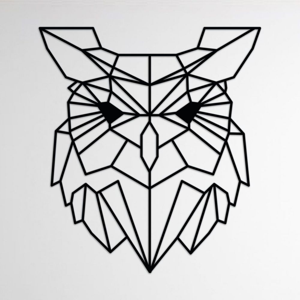 

Объемная картина-панно из дерева на стену 40х45 см IdeaClock Сова