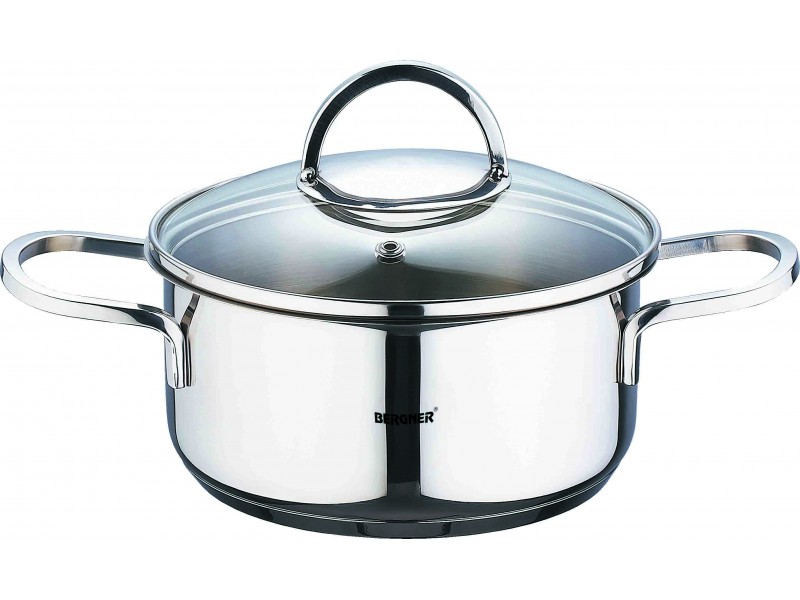 

Каструля Bergner Classic 1,35 л нержавіюча сталь (BG-6290)