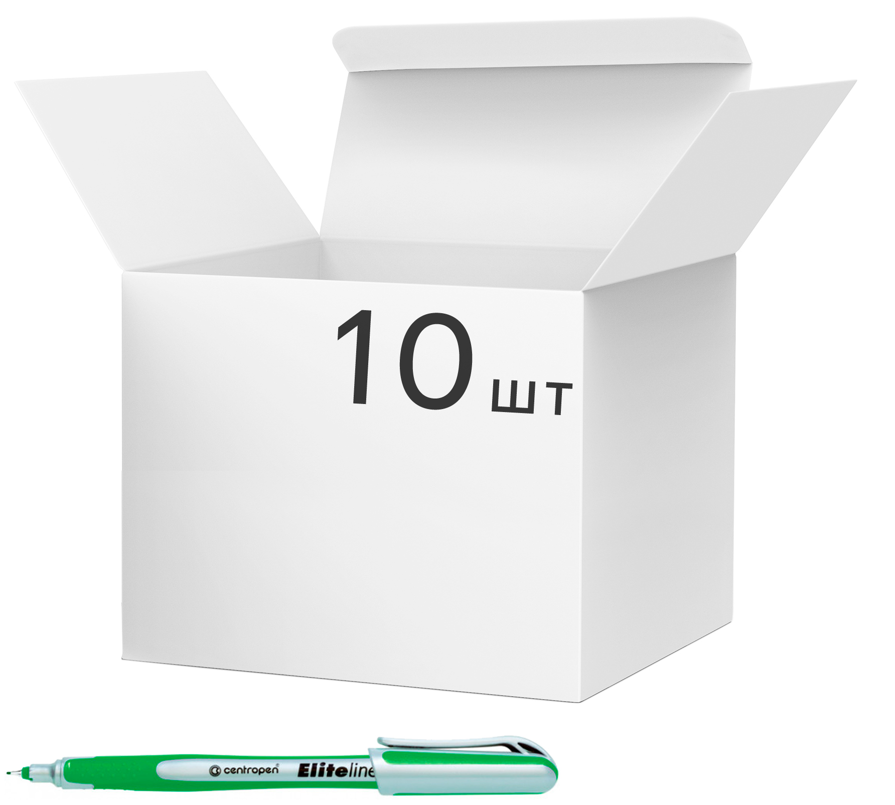 

Набор лайнеров Centropen Elite 0.3 мм Зеленных 10 шт (4721/04)
