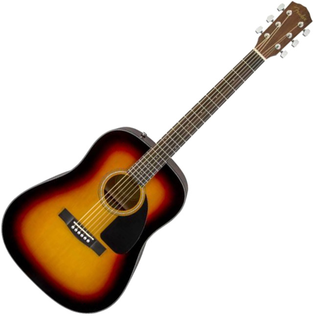 Акція на Гитара акустическая Fender CD-60 V3 WN Sunburst (228748) від Rozetka UA
