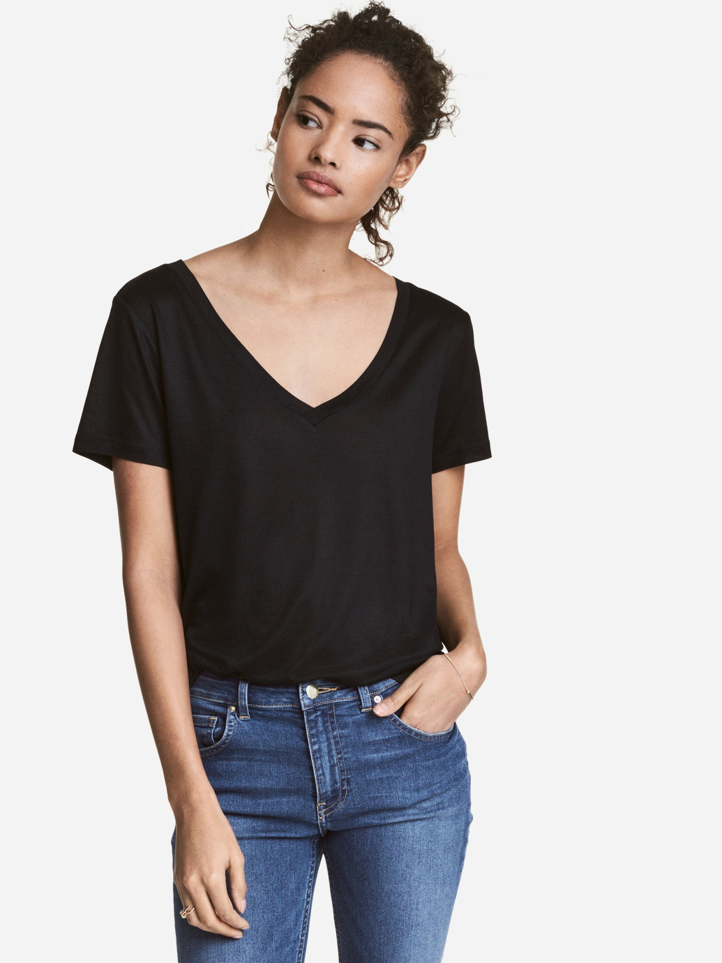 

Футболка H&M 0257667_ч_01 M Черная
