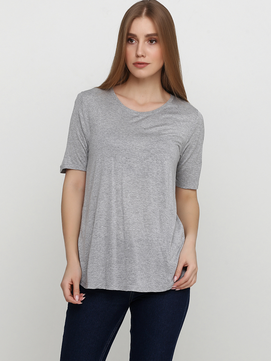 

Футболка H&M 0357191_03  Серая, Футболка H&M 0357191_03 S Серая