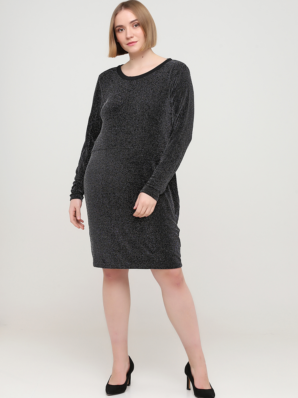 

Платье H&M 0-1369_серебро L Черное
