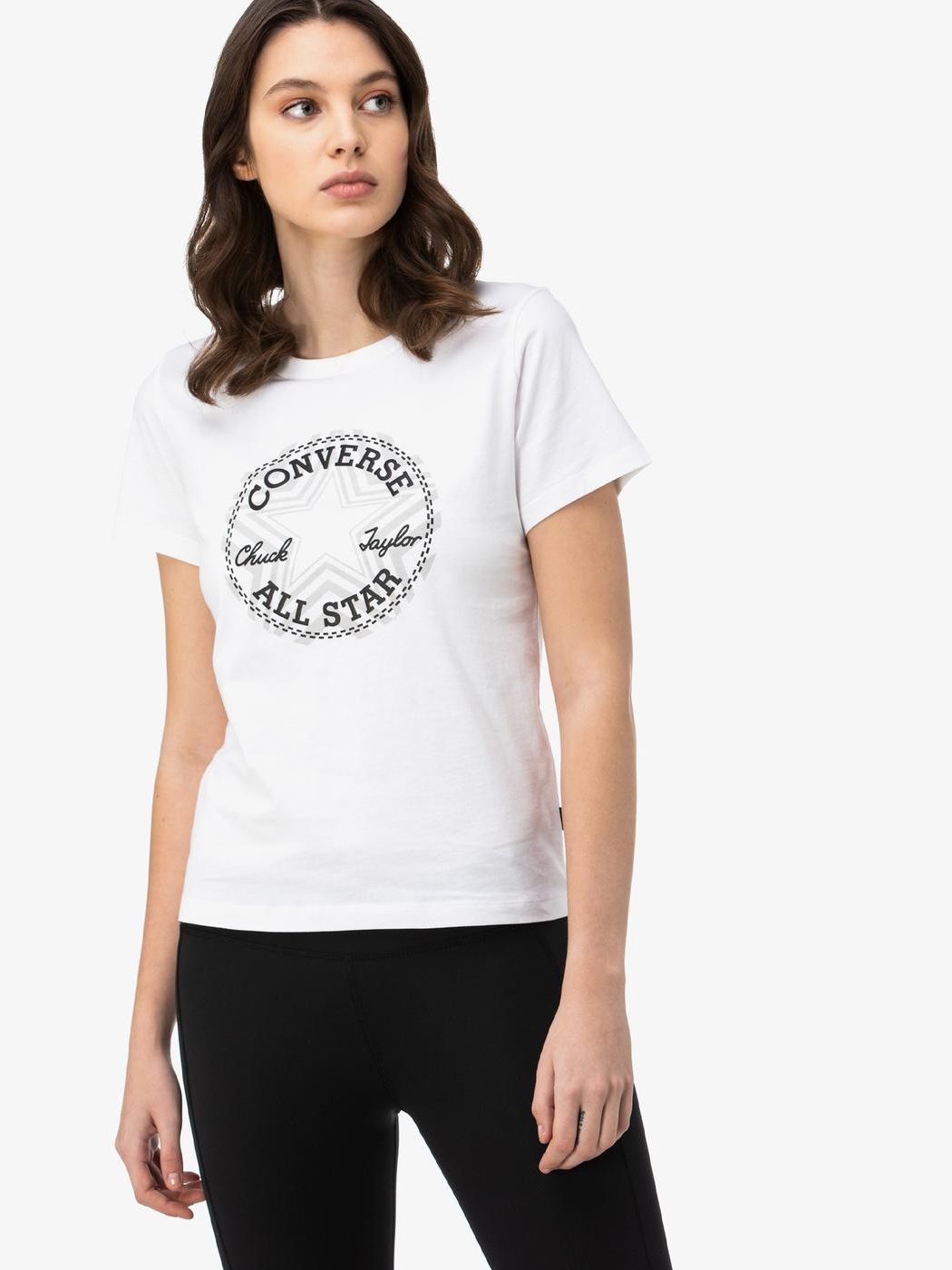 

Футболка Converse Multi Star Chuck Patch Tee 10021643-102 S White