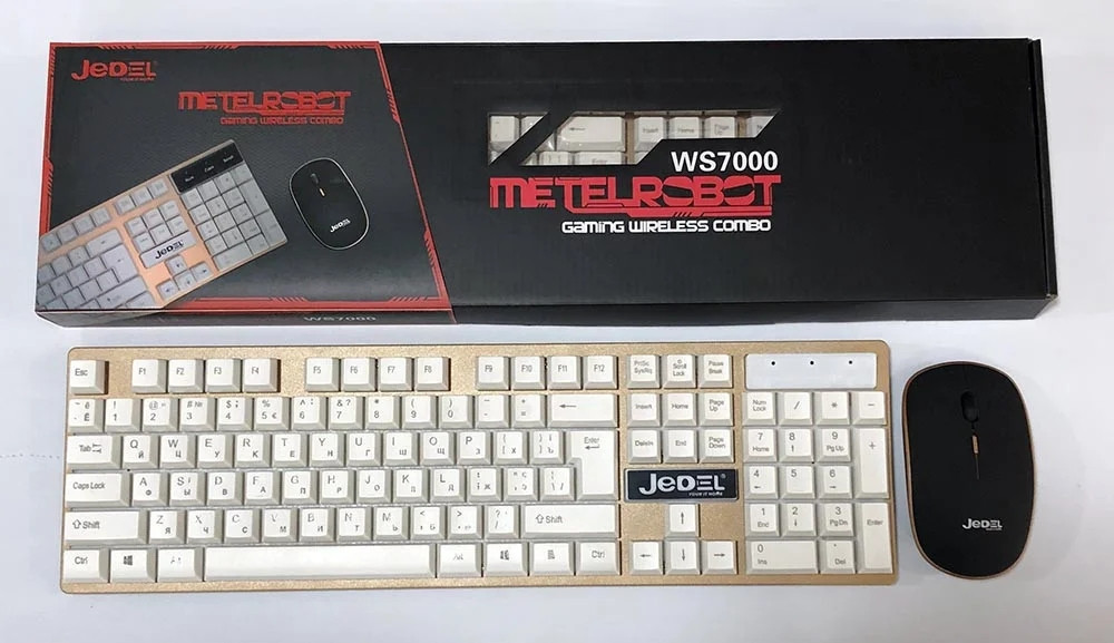 

Клавиатура беспроводная JEDEL RWS7000 + мышка