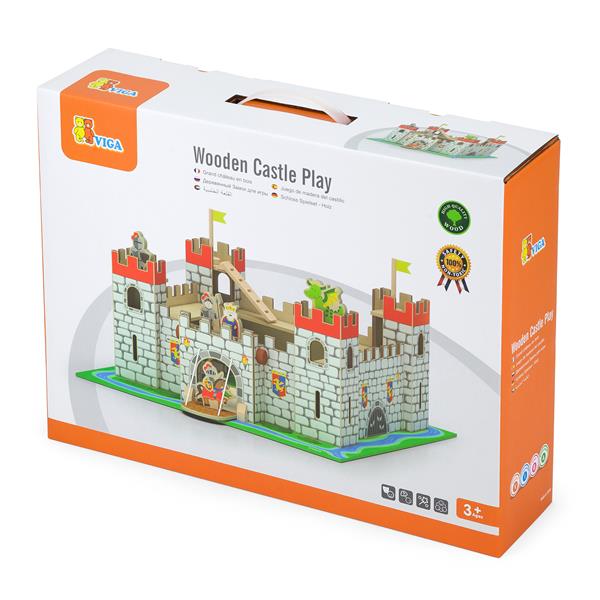 

Деревянный игровой набор Viga Toys Игрушечный замок (50310)