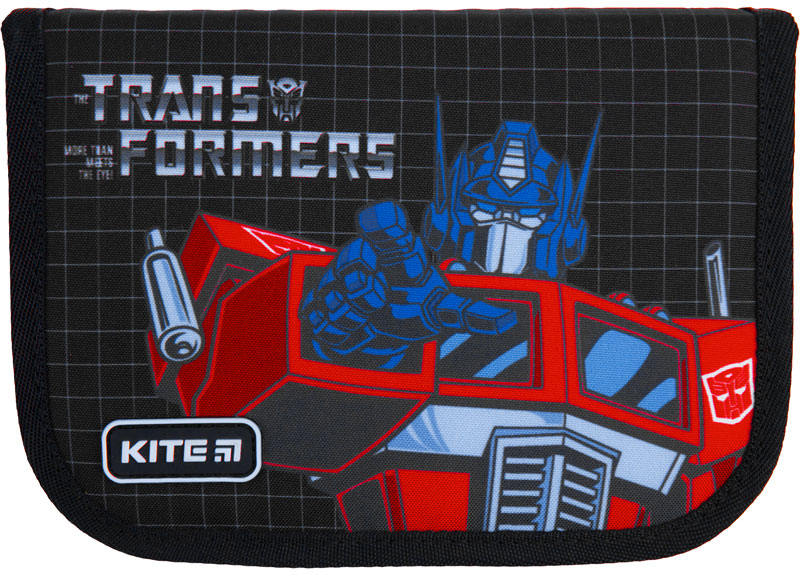 

Пенал без наполнения Kite Education Transformers 1 отделение 2 отворота Черный (TF21-622)