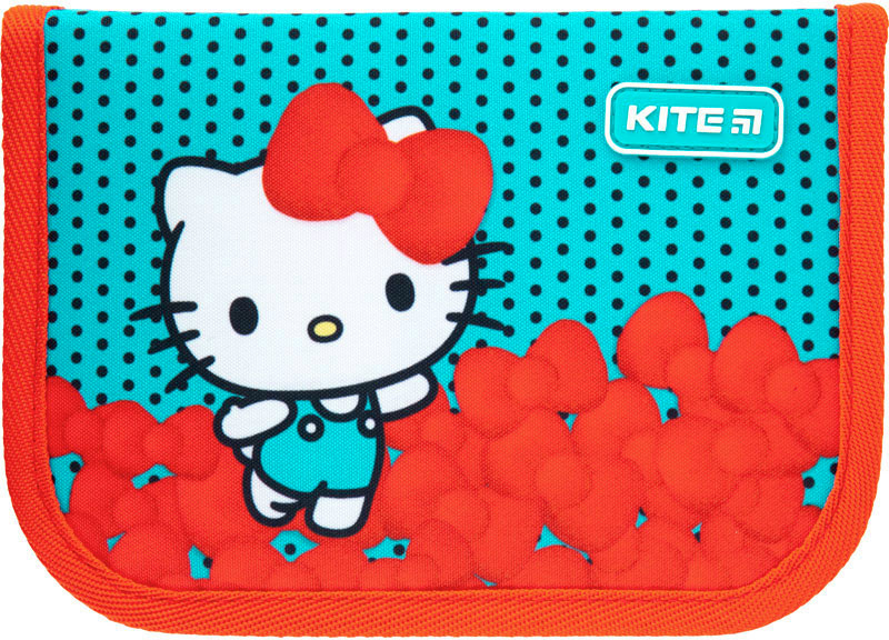 

Пенал с наполнением Kite Education Hello Kitty 1 отделение 2 отворота Бирюзовый (HK21-622H)