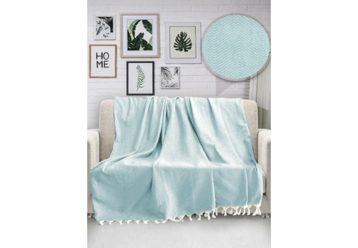 

Плед Diva Waves L Green 168x230 Зеленый
