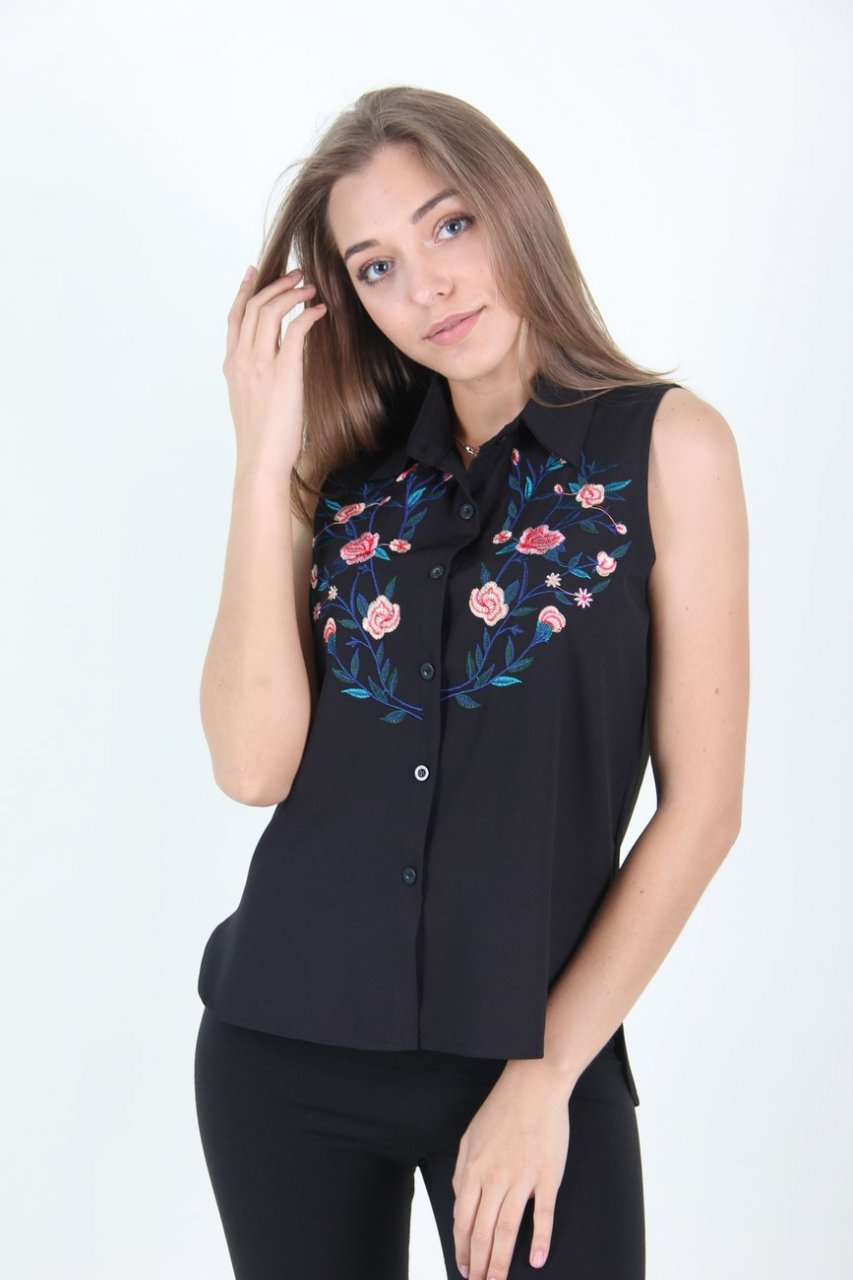 

Блузка LadiesFashion 108 с принтом (Черный, Блузка LadiesFashion 108 с принтом (Черный M)