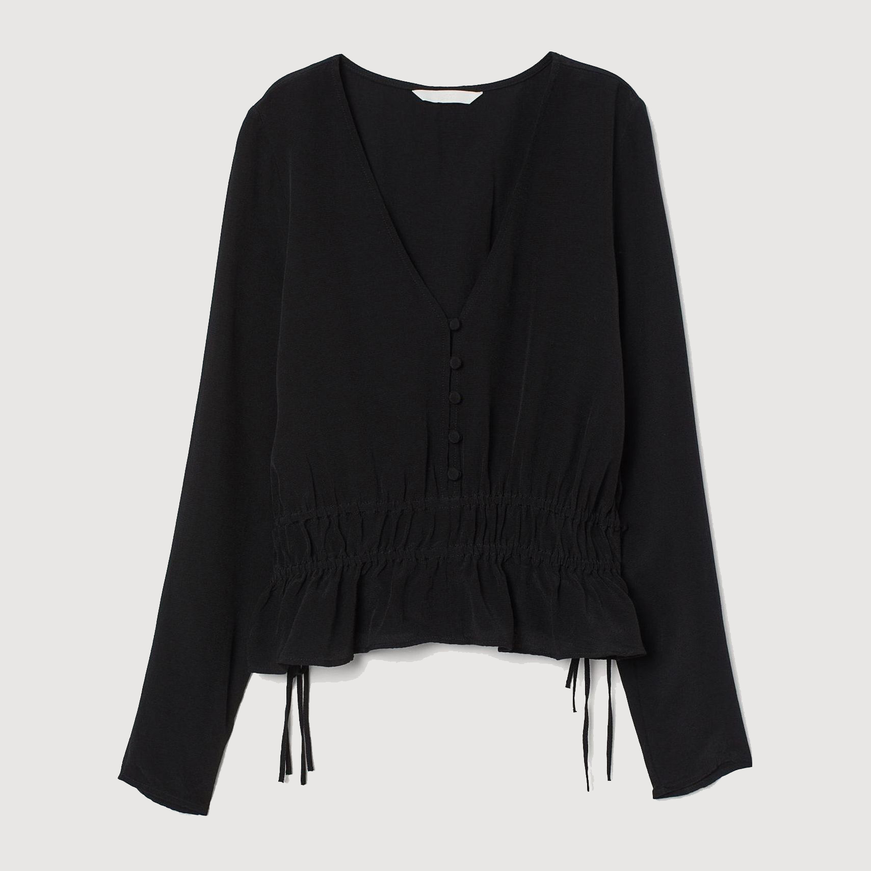 

Блузка H&M 112-7844850  Черная, Блузка H&M 112-7844850 48 Черная