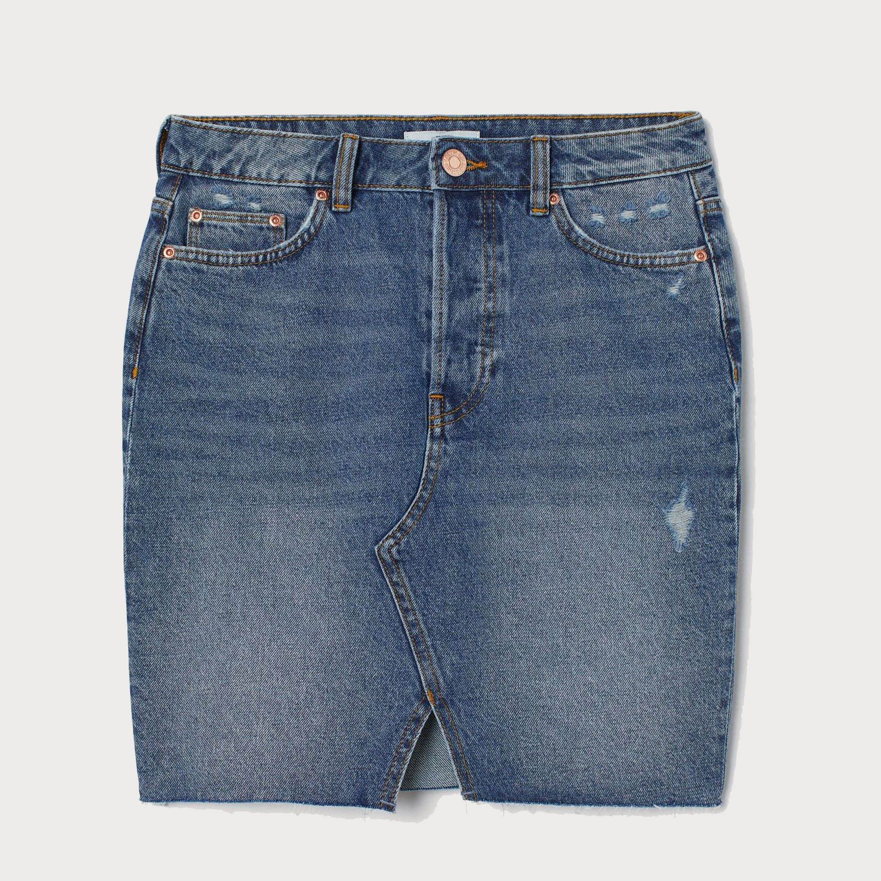 

Юбка джинсовая H&M 2603-7513420 32 Синяя