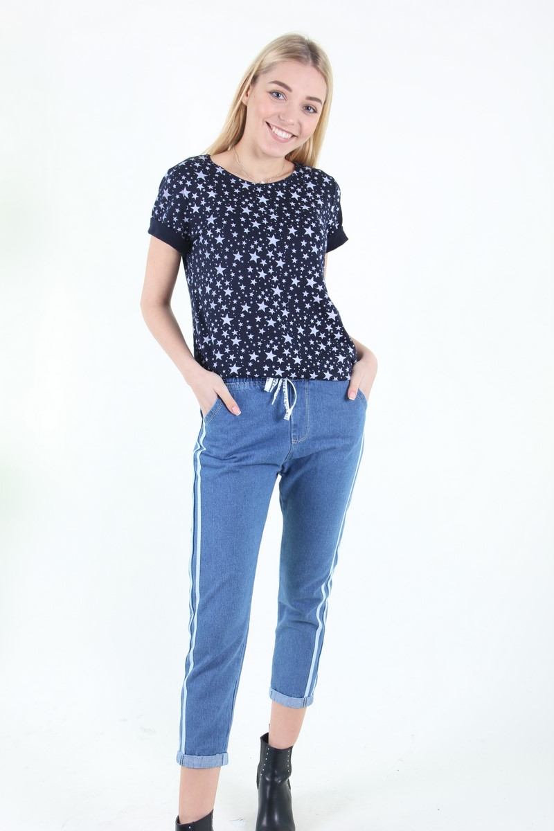 

Штаны женские Wear classic 2603 джинс (Синий, Штаны женские Wear classic 2603 джинс (Синий S)