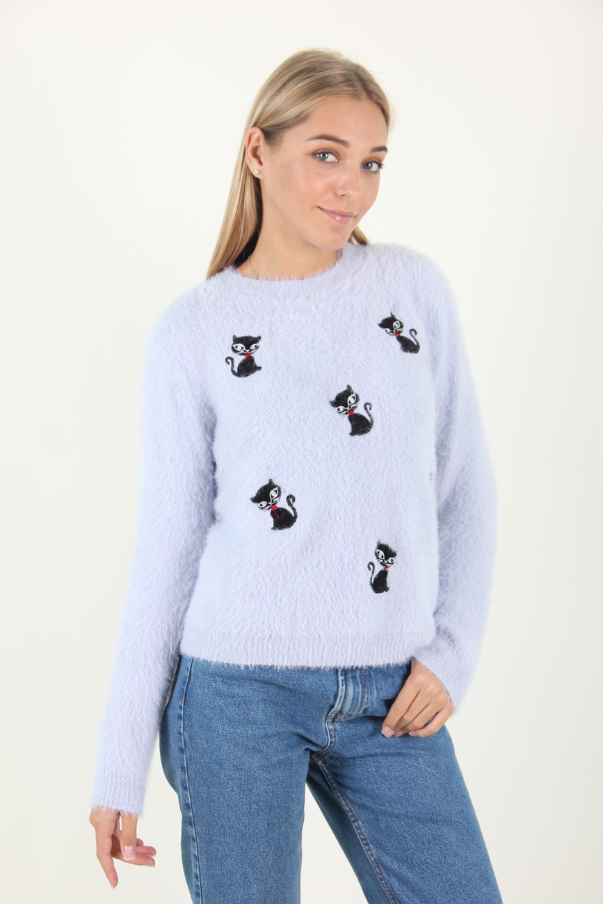 

Кофта женская LadiesFashion 998 с принтом (Серый M/L)