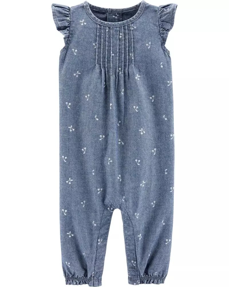 

Комбинезон джинсовый Carters 76-81 см Cherry