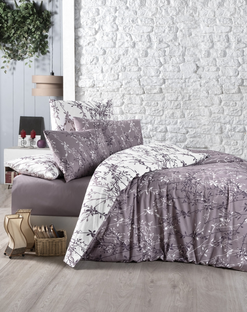 

Постельное белье First Choice ранфорс 200x220 Zena Lilac