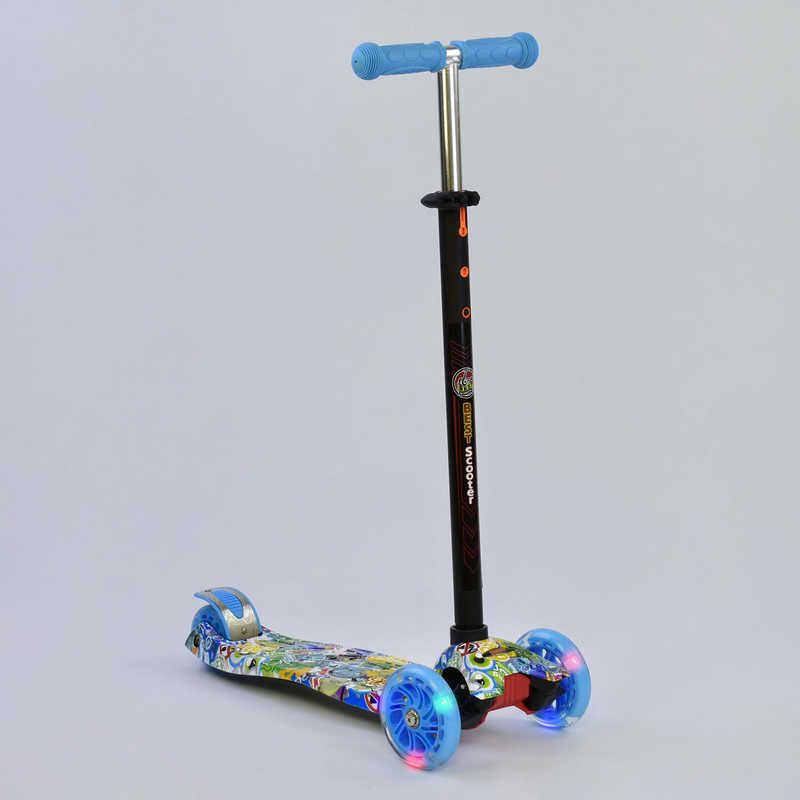 

Самокат MAXI "Best Scooter" ПОДСВЕТКА КОЛЕС ГОЛУБОЙ A25467/779-1322
