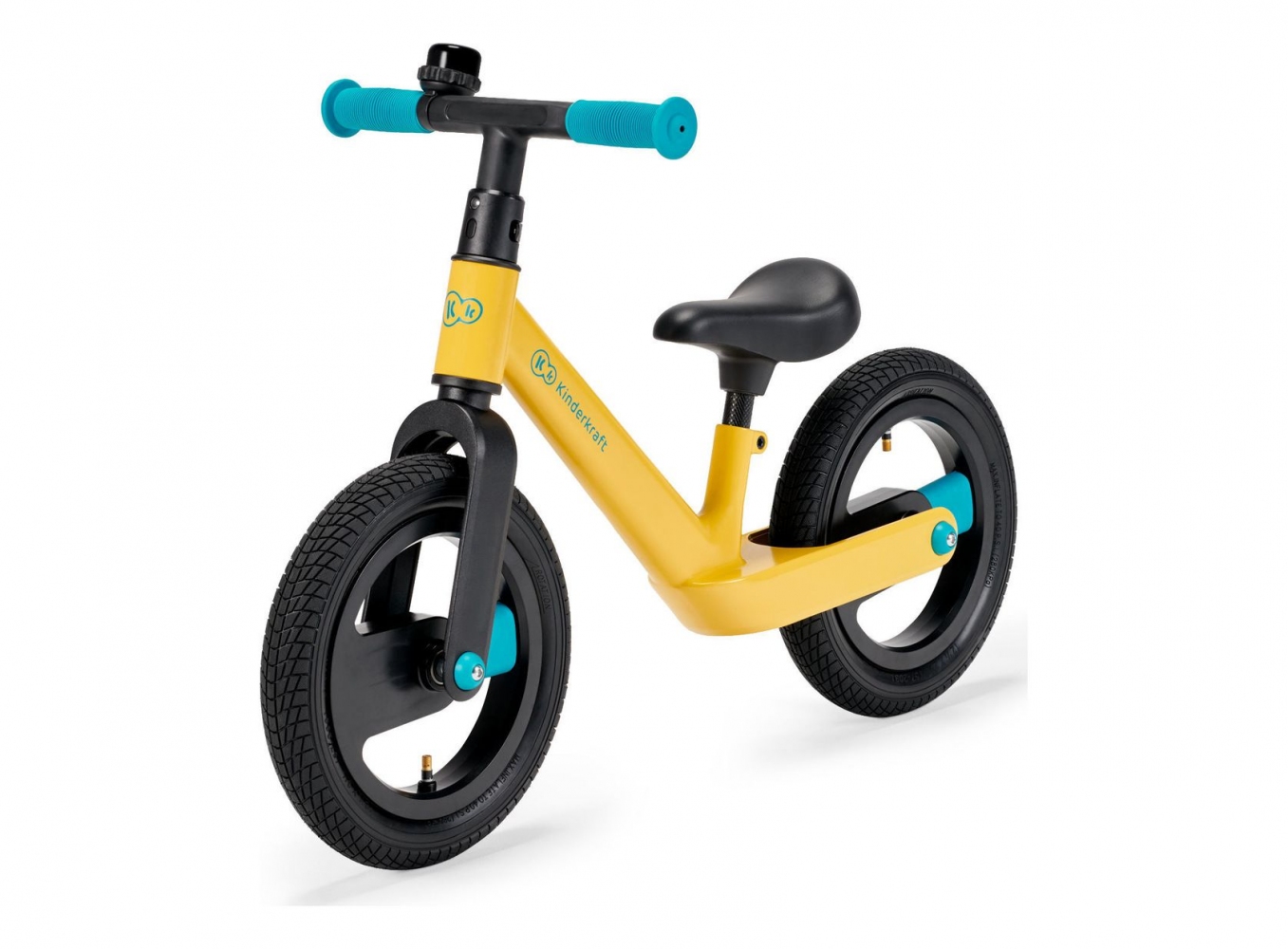 

Беговел KinderKraft Balance Bike Goswift магниевая рама, надувные колеса, желтый