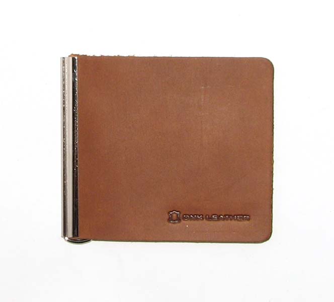 

Зажим для денег DNK Leather DNK Зажим пружина-H col.N светло-коричневый